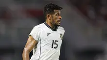 Gelandang Timnas Indonesia, Ricky Kambuaya dalam laga melawan Lebanon di Stadion Gelora Bung Tomo, Surabaya, Senin (8/9/2025). (Bola.com/Abdul Aziz)
