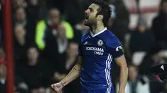 Chelsea meraih kemenangan 1-0 atas Sunderland dalam laga pekan ke-16 Premier League 2016-2017 di Stadium of Lights, Rabu (14/12/2016) waktu setempat. (AFP/Oli Scarff)