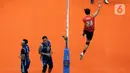 Jakarta Lavani Allo Bank Electric sempat mendominasi pertandingan set keempat, namun Jakarta Bhayangkara Presisi berhasil bangkit dan menyudahi laga dengan skor 25-23. (Liputan6.com/Helmi Fithriansyah)
