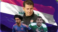 Piala Asia - Ilustrasi Timnas Irak (Bola.com/Adreanus Titus)