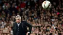 2. Carlo Ancelotti (Juni 2013-Mei 2015), 74,8%, salah satu pelatih sukses yang berhasil menukangi Real Madrid. (AFP/Dani Pozo)