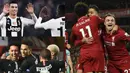 Tak terkalahkan di liga lokal dari awal musim hingga akhir tahun adalah sebuat pencapaian yang baik bagi sebuah tim. Termasuk empat klub eropa ini yang masih tak terbendung hingga setengah musim berjalan. (Kolase Foto AFP)
