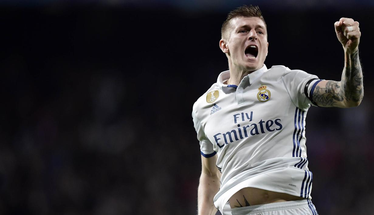7. Toni Kroos (Jerman) - Real Madrid. (AFP/Javier Soriano)