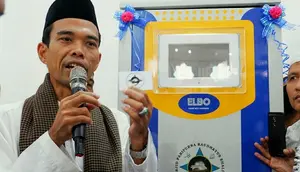 Ustadz Abdul Somad dalam sebuah kegiatan di Kota Pekanbaru. (Liputan6.com/M Syukur)