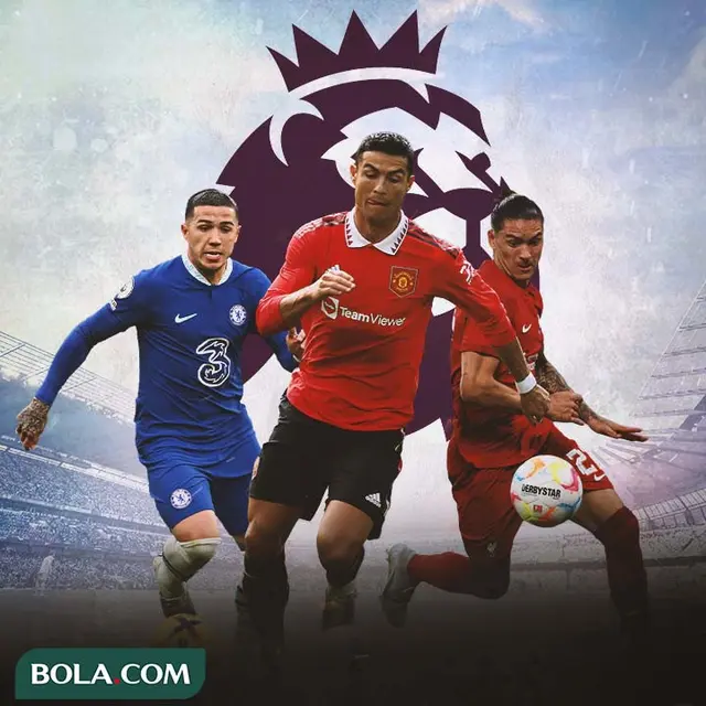 Premier League - Enzo Fernandez, Cristiano Ronaldo, Darwin Nunez