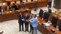 Wakil Ketua DPR RI Sufmi Dasco Ahmad, menetapkan politikus PKS Sukamta menjadi Wakil Ketua Komisi I DPR RI, menggantikan Ahmad Heryawan (Aher). (Liputan6.com/Delvira Hutabarat).