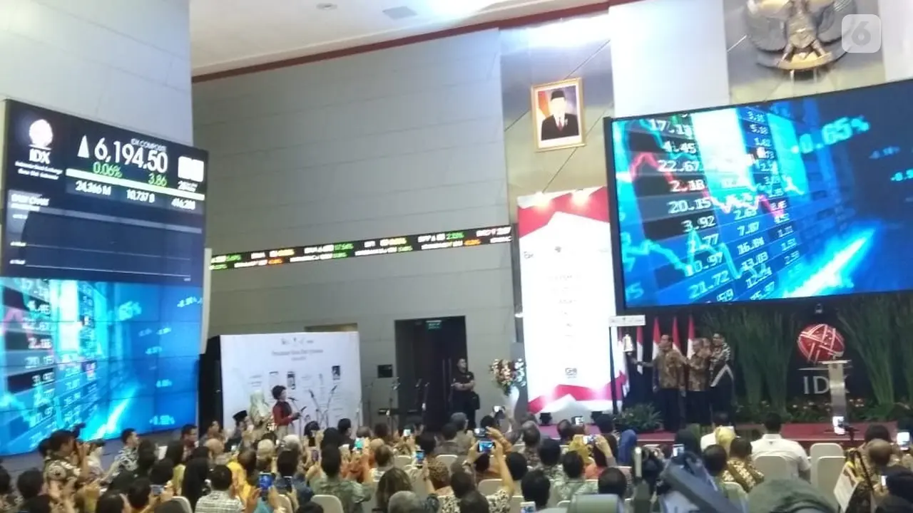 Presiden Jokowi tutup perdagangan bursa di tahun 2018