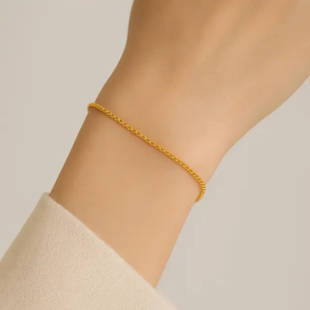 Model Gelang Emas 2 Gram Rantai Tipis Nori