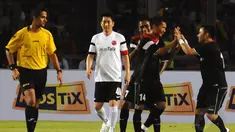  Indonesia All Star sukses meredam JS & Friends 3-2 di Stadion GBK Jakarta, (2/6/2014). (Liputan6.com/Helmi Fithriansyah)
