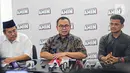 Sudirman Said menyarankan, jika ingin bergabung maka sebaiknya Jusuf Kalla melepas jabatannya sebagai Ketua Umum PMI. Hal ini guna menjaga netralitas PMI. (Liputan6.com/Faizal Fanani)