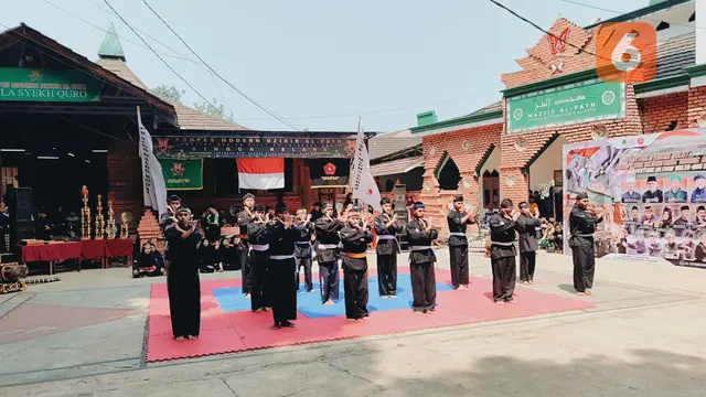 Festival pencak silat sambut HUT RI di Ponpes Dzikir Al Fath Kota Sukabumi (Liputan6.com/Fira Syahrin).