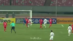 Palestina ditahan imbang 1-1 oleh Korea Utara dalam pertandingan kedua Grup B Piala Asia U-23, Sabtu (13/1). Oday Dabagh membawa P...