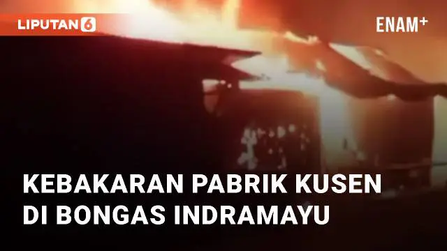 Beredar video viral terkait kebakaran sebuah pabrik kusen. Peristiwa ini terjadi di Bongas, Indramayu. Selasa (7/5/2024)