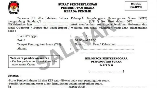 Perlu Diingat, 5 Hal Ini Harus Kamu Siapkan Saat Mencoblos pada 17 April Nanti