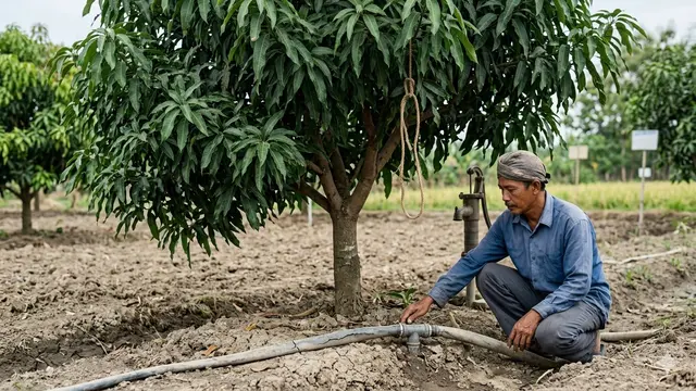 Cara Merangsang Pohon Mangga yang Minim Buah (Foto: Gemini AI)