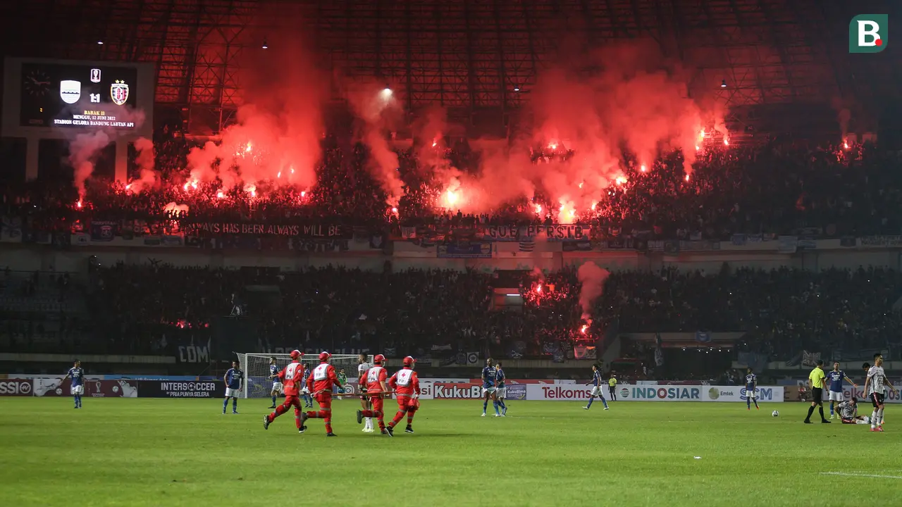Foto: Tak Ada Pemenang di Laga Panas Persib Bandung Kontra Bali United di Grup C Piala Presiden 2022