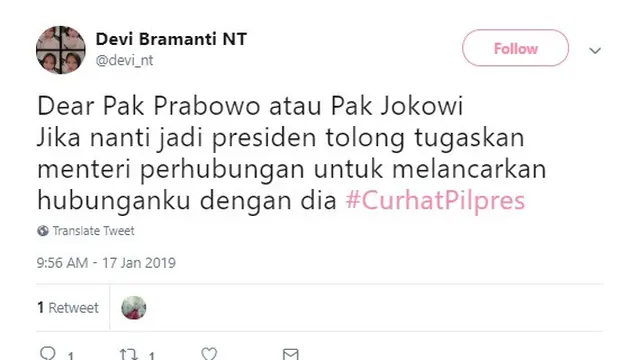 curhat pilpres (foto: @devi_nt)