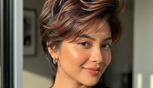 Model Rambut Pendek Wanita Pixie Cut/AI