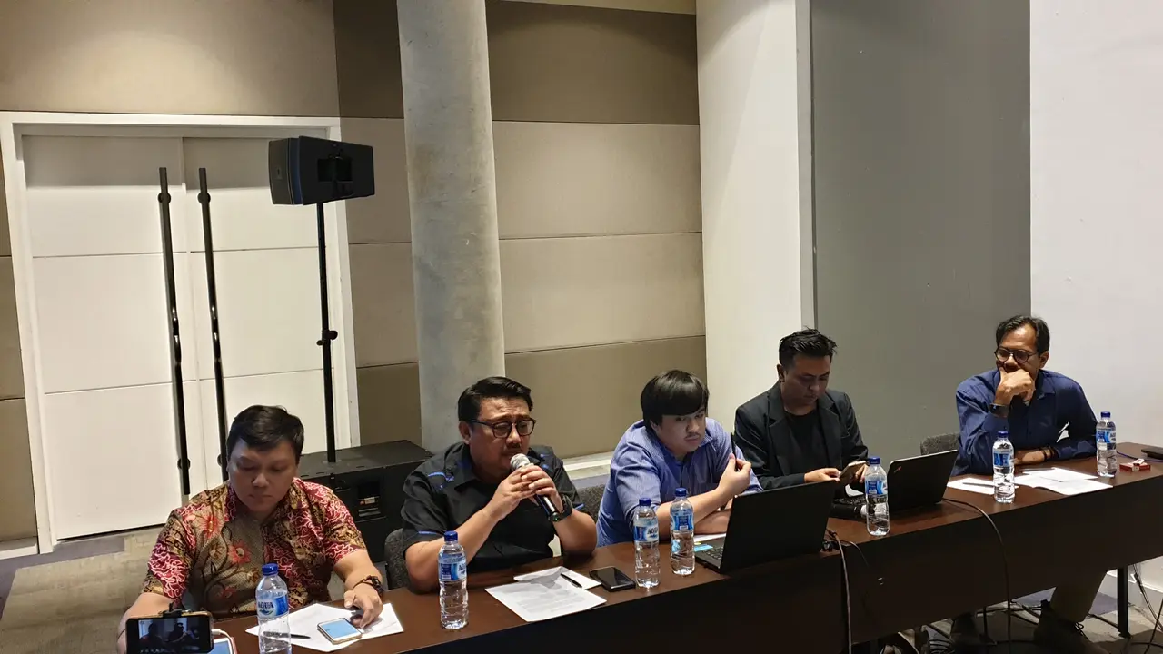 Diskusi 'Indeks HAM dan Visi Misi HAM Para Capres Cawapres' di Menteng, Jakarta Pusat. (Liputan6.com/Nanda Perdana Putra)