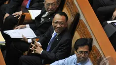 Menteri ESDM, Jero Wacik meminta masyarakat untuk tidak panik tentang langkanya BBM (Liputan6.com/Johan Tallo)