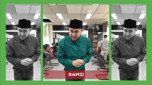 Berita video Ramzi dan para bintang Indosiar, seperti Selfi Yamma, berpesan bahwa "tidak mudik, tetap asyik".