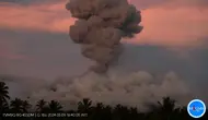 Gunung Ibu kembali mengalami erupsi pada Kamis (9/5/2024), pukul 18.35 WIT. (Liputan6.com/ Dok PVMBG)