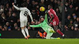 Gol Harry Wilson di babak pertama disamakan oleh Florian Wirtz di paruh kedua. (AP Photo/Alastair Grant)