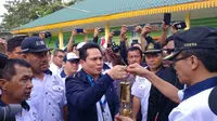 Obor Asian Games 2018 di Serdang Bedagai (Liputan6.com/Reza)