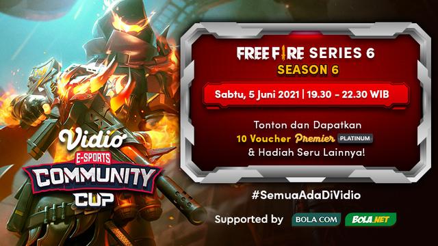 Live Streaming Vidio Community Cup Season 6 : Free Fire Series 6