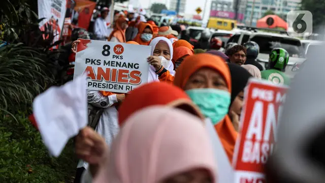 Iring-iringan Anies Baswedan Sambangi DPP PKS