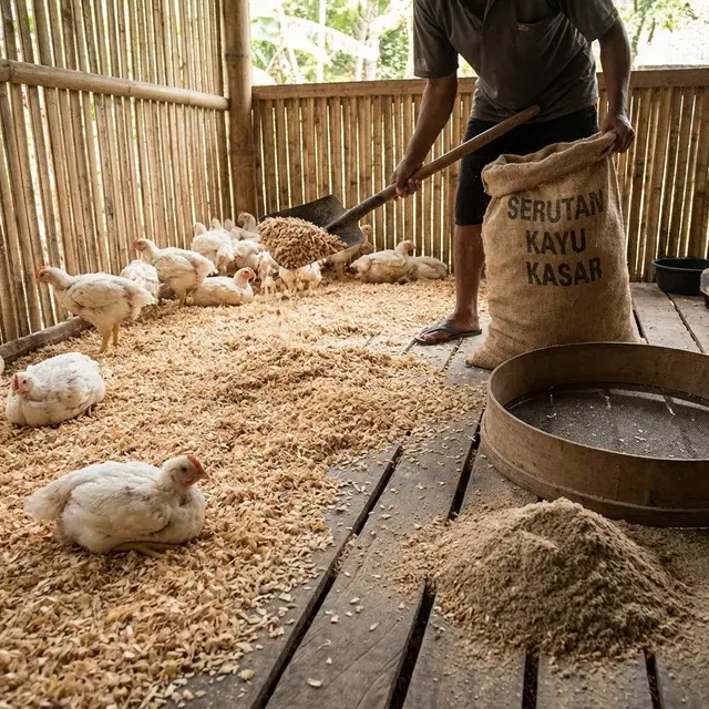 Jenis Alas Kandang Ayam yang Mudah Dibersihkan
