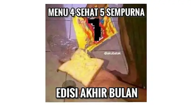 10 Meme Kocak Kondisi Akhir Bulan Ini Bikin Senyum Tipis