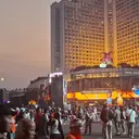 Situasi Terkini Bundaran HI Jelang Malam Puncak HUT Jakarta