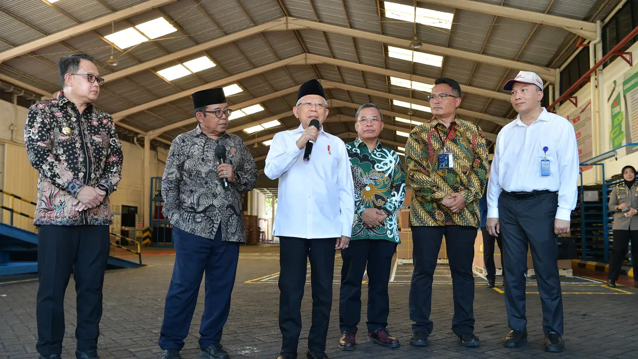 Wapres Ma'ruf Amin di Jawa Timur.