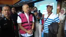 Sementara, Hanung Budya Yuktyanta merupakan Direktur Pemasaran dan Niaga PT Pertamina pada tahun 2014. Tampak dalam foto, Direktur Pemasaran dan Niaga PT Pertamina tahun 2014, Hanung Budya Yuktyanta usai mengikuti sidang pembacaan putusan di Pengadilan Tindak Pidana Korupsi (Tipikor) Jakarta, Selasa (12/5/2026). (Kapanlagi.com/Budy Susanto)
