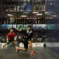 Atlet Squash India, Saurav Ghosal, menjadikan Asian Games 2018 sebagai kesempatan terakhir untuk meraih medali emas. (AFP/Arun Sankar)