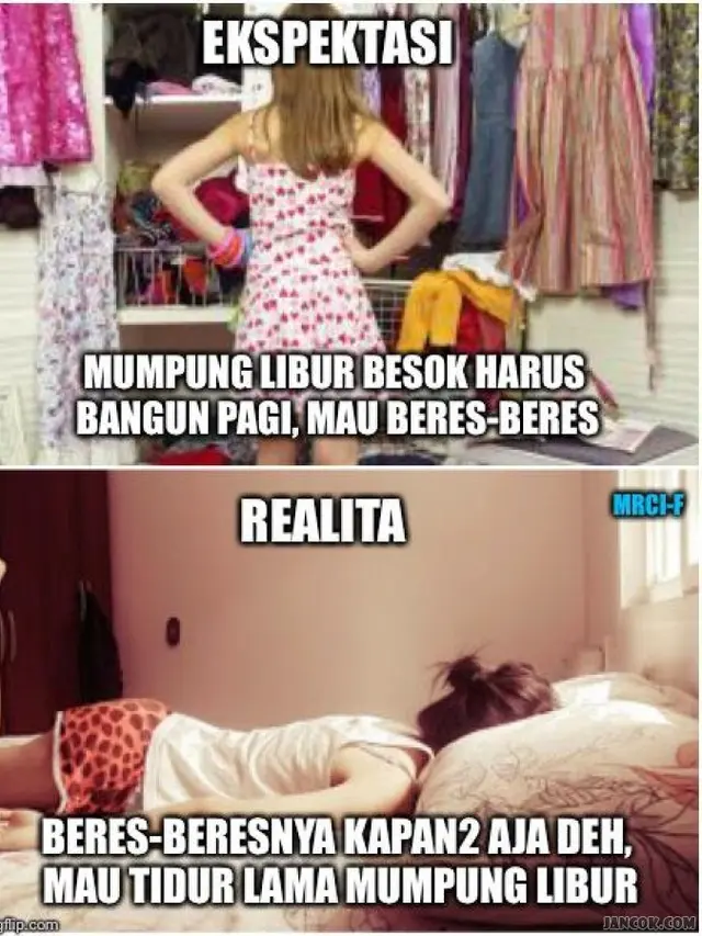 7 Potret Ekspektasi vs Realita saat Liburan Ini Bikin Senyum Tipis