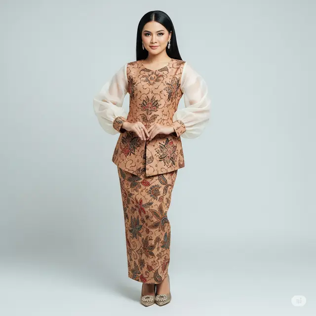 9 Model Blouse Batik Bishop Sleeve Terpopuler 2025: Paduan Tradisi dan Tren Terkini