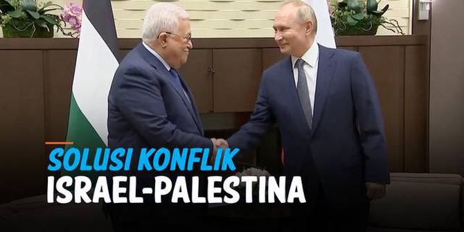 VIDEO: Presiden Putin Tegaskan Solusi Dua Negara untuk Konflik Israel-Palestina