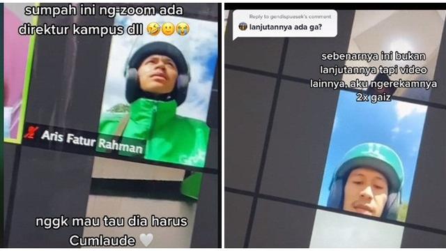 Video Mahasiswa Ketahuan Lagi Ngojek saat Kelas Online Ini Viral, Banjir Apresiasi