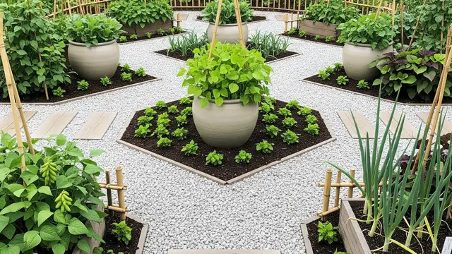 Model Halaman Belakang Rumah untuk Kebun Sayur Organik yang Produktif (Image by Gemini AI)