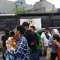 Polres Jakarta Selatan menggelar adegan pembunuhan wanita di Mampang, Jakarta. (Liputan6.com/ Fachrur Rozie)