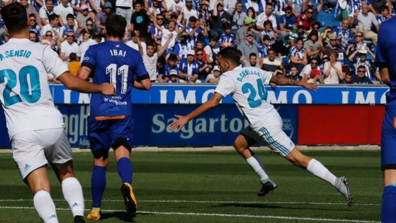 Gelandang Real Madrid, Dani Ceballos 