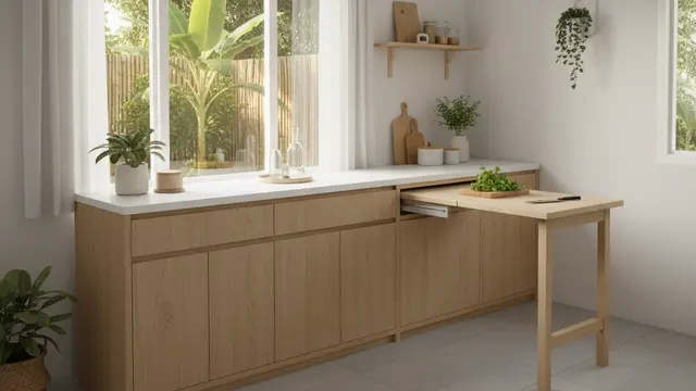 8 Model Bufet Dapur Minimalis yang Fungsional, Modern dan Hemat Ruang untuk Rumah Kecil