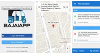 BajaiApp memungkinkan pengguna untuk memesan memesan Bajaj lewat smartphone.
