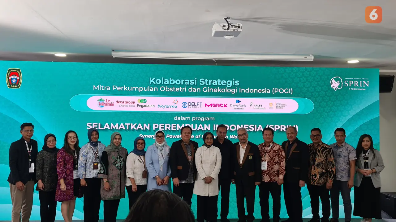 Ketua Umum POGI, Prof. Dr. dr. Budi Wiweko, Sp.OG(K), MPH, FRANZCOG (Hons) dalam press conference “Kolaborasi SPRIN – POGI dan Mitra Lintas Sektor melalui Penandatanganan MoU demi Masa Depan Kesehatan Perempuan,” Jakarta Pusat, Rabu (26/11/2025).
