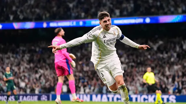 Tiga Gol Federico Valverde Antar Los Blancos Selangkah Lebih Dekat ke Perempat Final Liga Champions 2025/2026