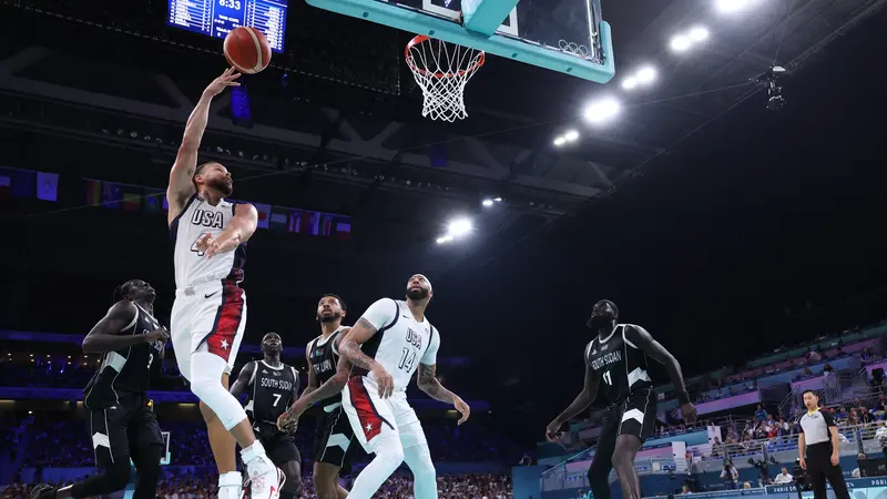 Hajar Sudan Selatan, Tim Basket Amerika Serikat Melaju ke Perempar Final Olimpiade 2024