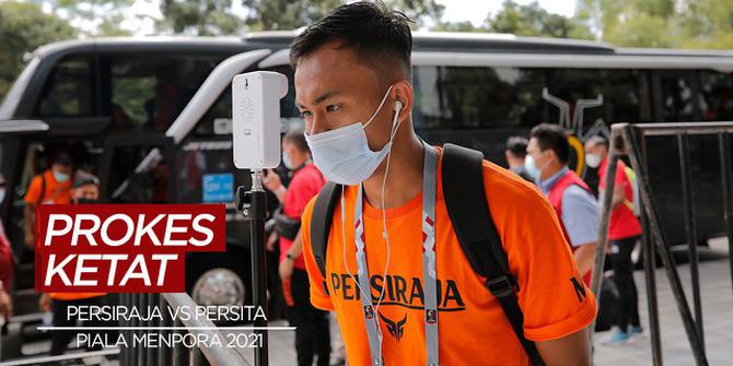 VIDEO: Persiraja Banda Aceh dan Persita Tangerang Lakukan Protokol Kesehatan yang Ketat Sebelum Pertandingan