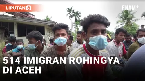 VIDEO: 514 Imigran Rohingya Ditampung di Bekas Kantor Imigrasi